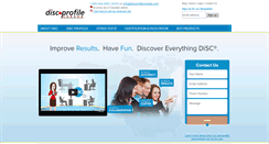 Desktop Screenshot of discprofilecanada.com