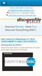 Mobile Screenshot of discprofilecanada.com